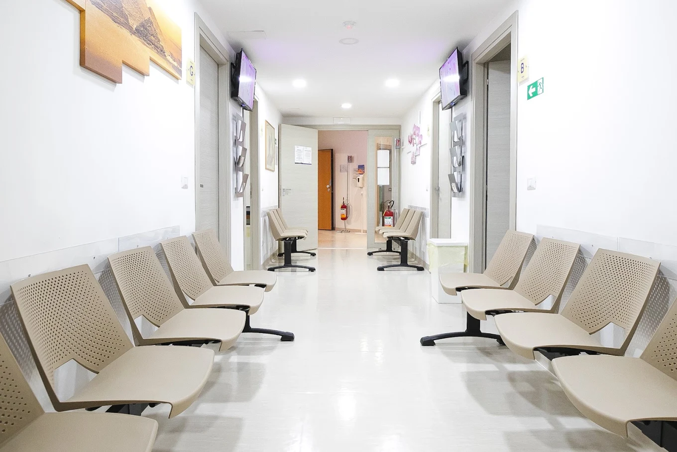 Sala d'attesa del Centro Polispecialistico Promedical a Battipaglia