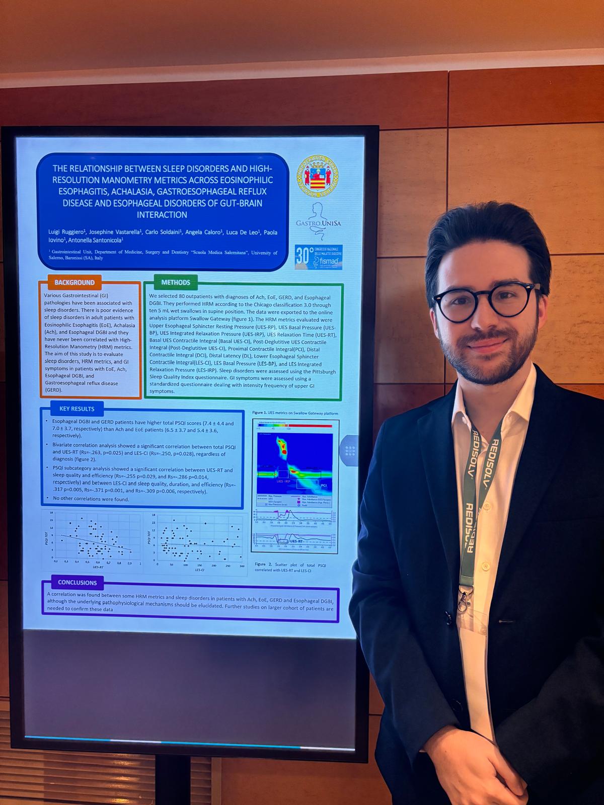 Poster scientifico al Congresso FISMAD